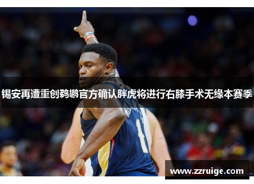 锡安再遭重创鹈鹕官方确认胖虎将进行右膝手术无缘本赛季